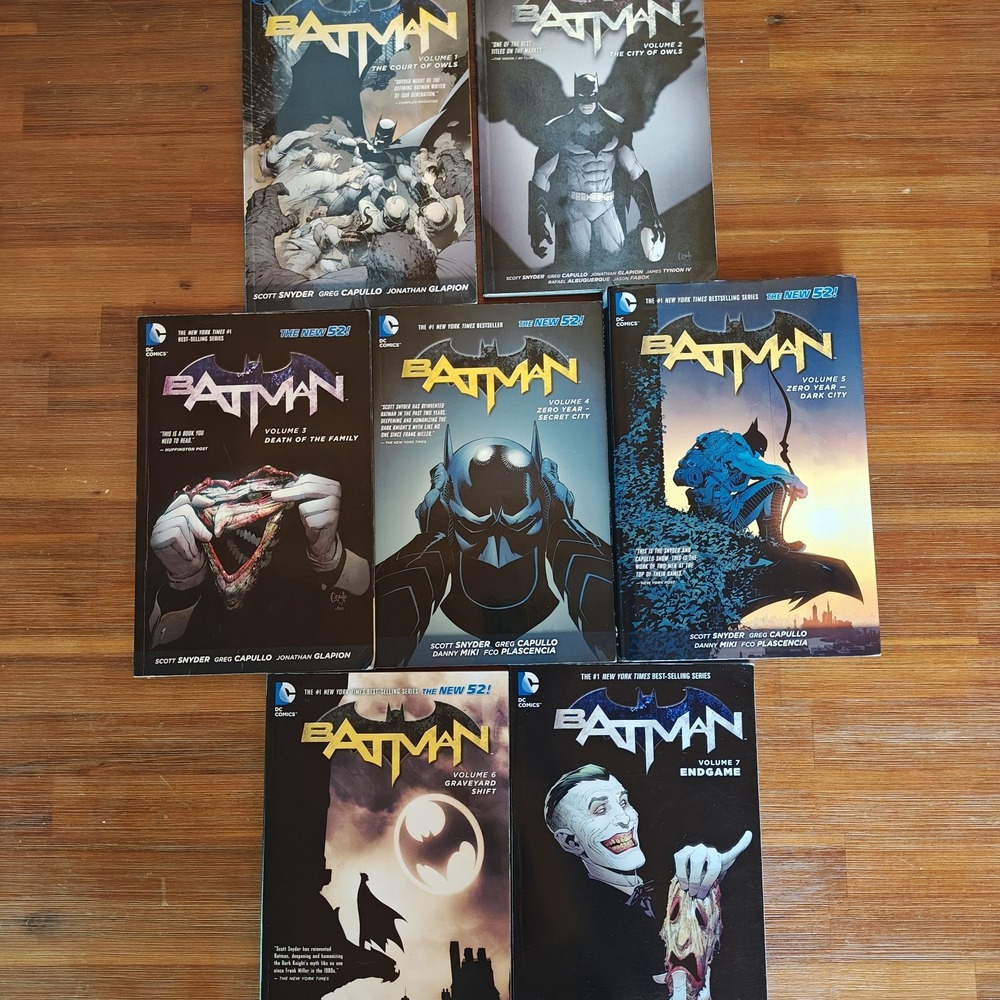 Batman the New 52 Light Novel Comic Bundle 1-7 DC